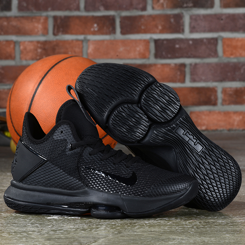 Nike LeBron Witness 4 All Black Shoes